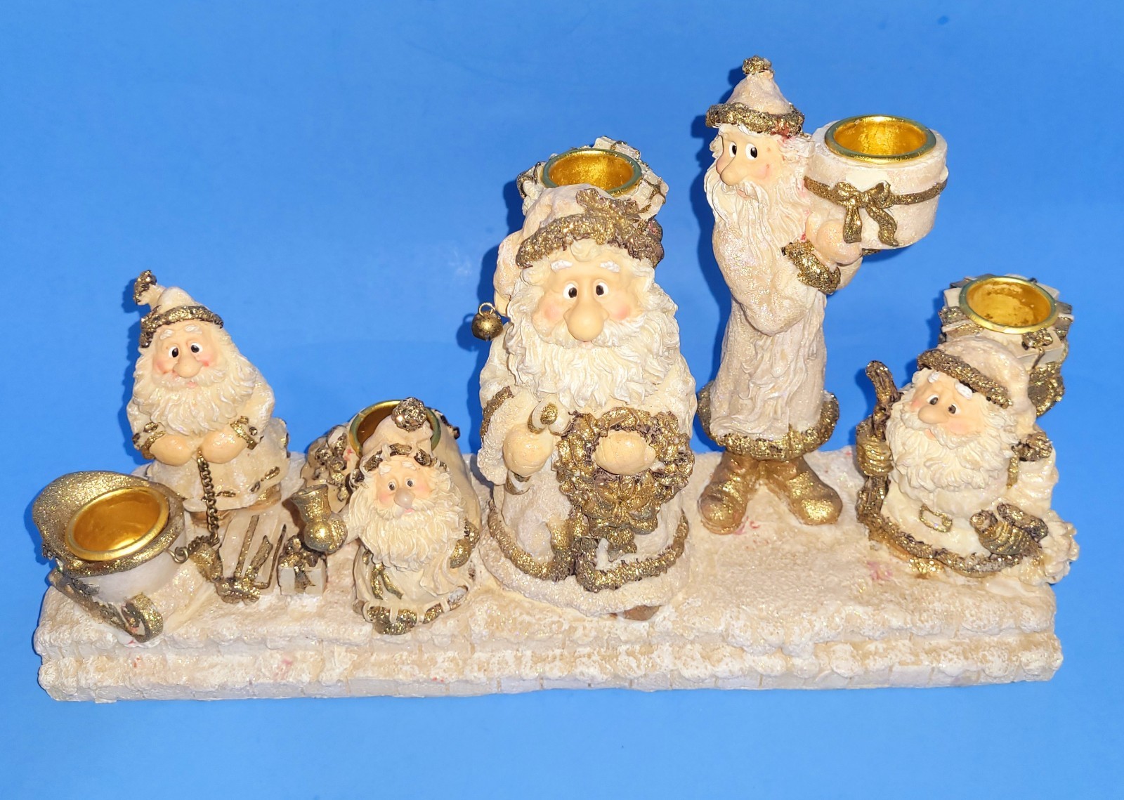 VTG-1991-House of Loyd Christmas Centerpiece Taper Candle Holder 11.5\ VTG-1991-House of Loyd Christmas Centerpiece Taper Candle Holder 11.5\