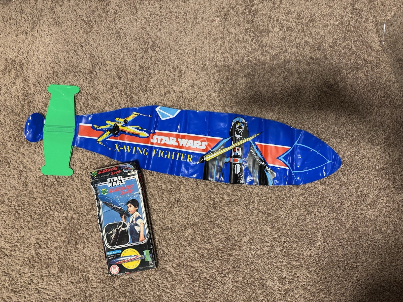 Vintage 1978 Takara Star Wars Inflatable X Wing Fighter w/box Japan Rare Vintage 1978 Takara Star Wars Inflatable X Wing Fighter w/box Japan Rare