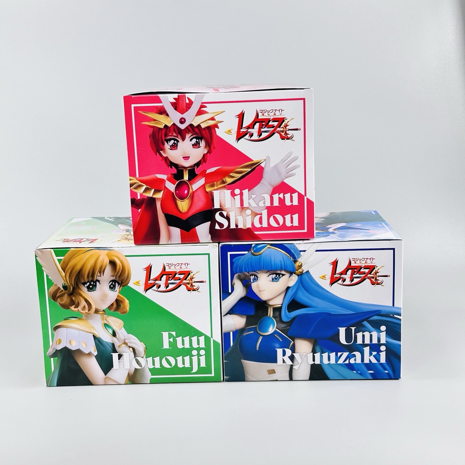 Authentic Magic Knight Rayearth HereDitail Figure Complete set NY SELLER