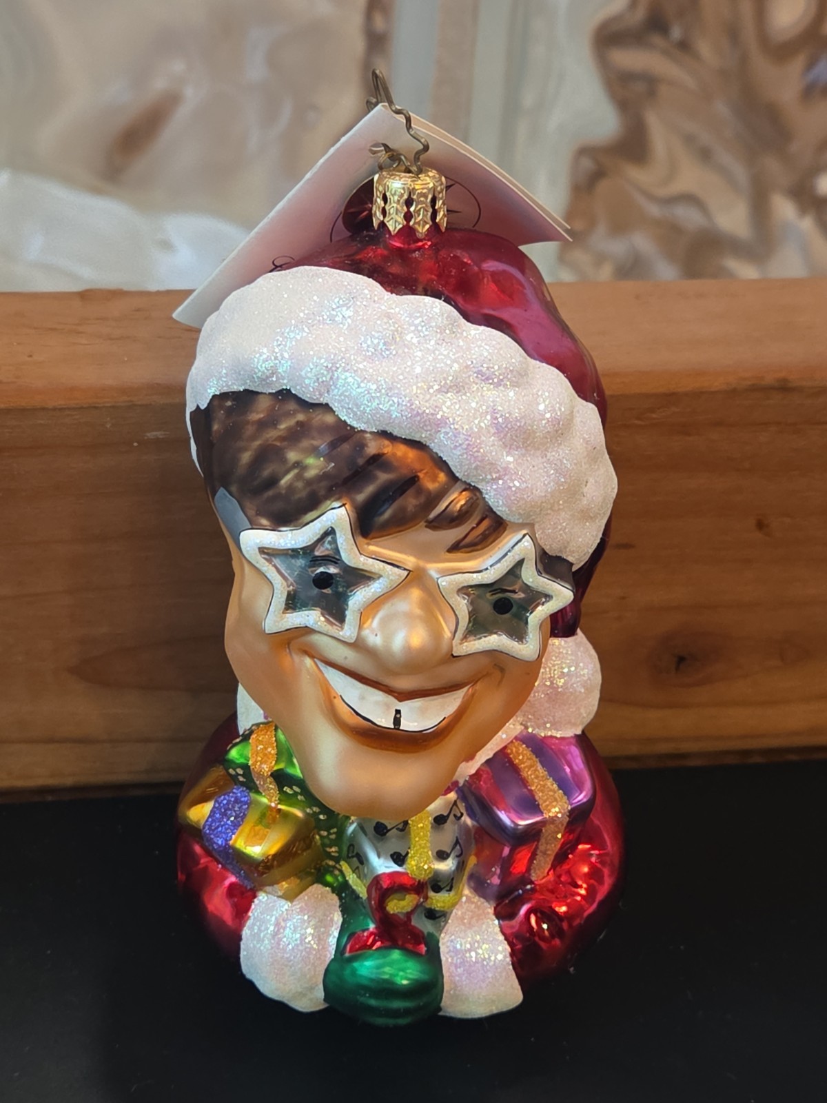 Christopher Radko Sir Elton Claus 2000 Elton John AIDS Foundation Ornament