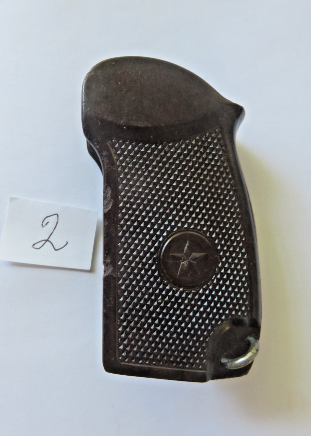 Soviet ERA Original Authentic Brown Fiber Makarov Pistol Grips USSR Gun №2.