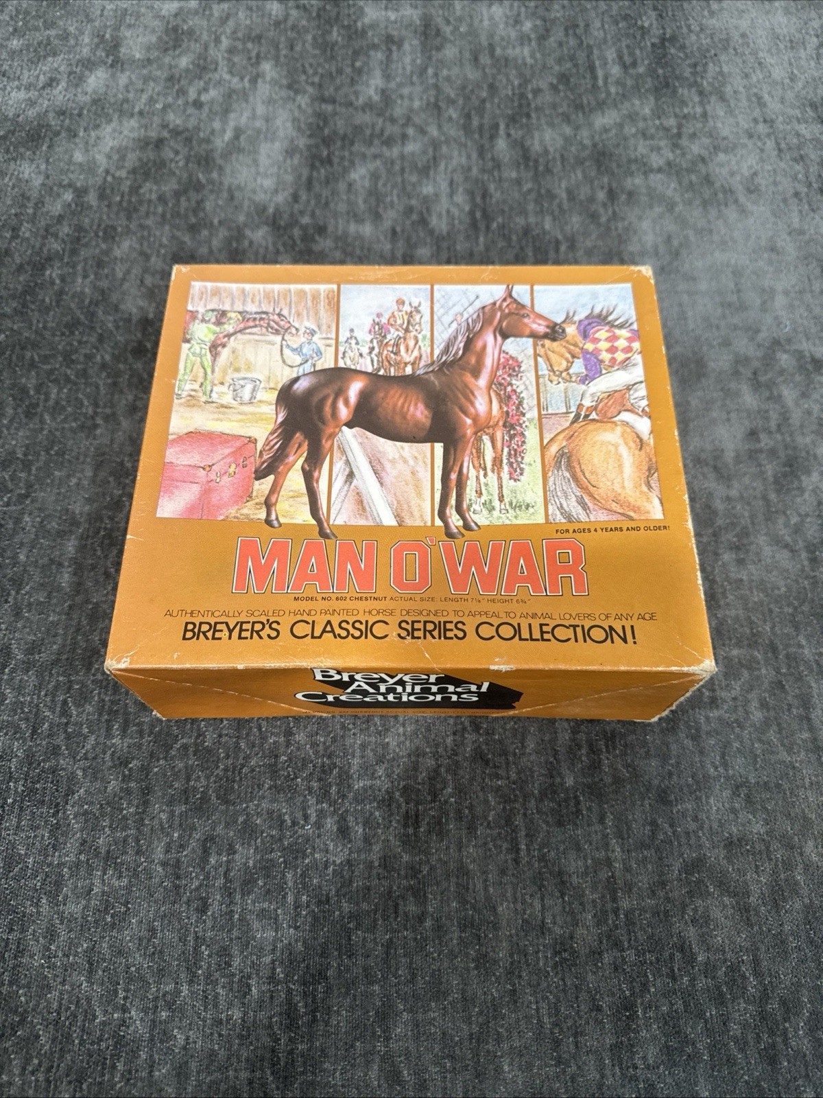 Breyer Classics Man O' War Chestnut Model Horse Figure Plastic New Open Box