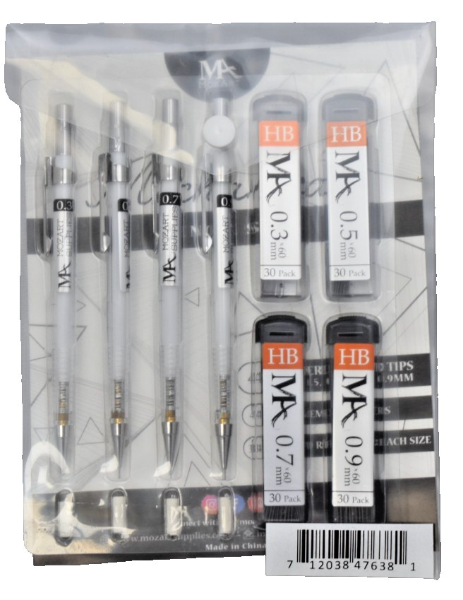 Mozart Mechanical Pencil Set Drafting Writing School Office Supplies Mozart Mechanical Pencil Set Drafting Writing School Office Supplies