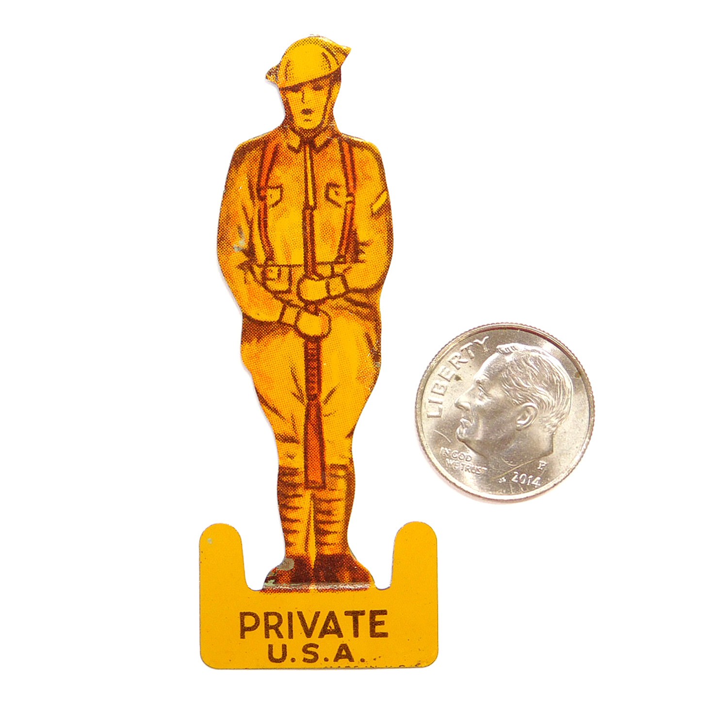 1915 CRACKER JACK PRIZE ~ TIN STAND UP PRIVATE SOLDIER WWI U.S.A. TIN LITHO TOY 1915 CRACKER JACK PRIZE ~ TIN STAND UP PRIVATE SOLDIER WWI U.S.A. TIN LITHO TOY