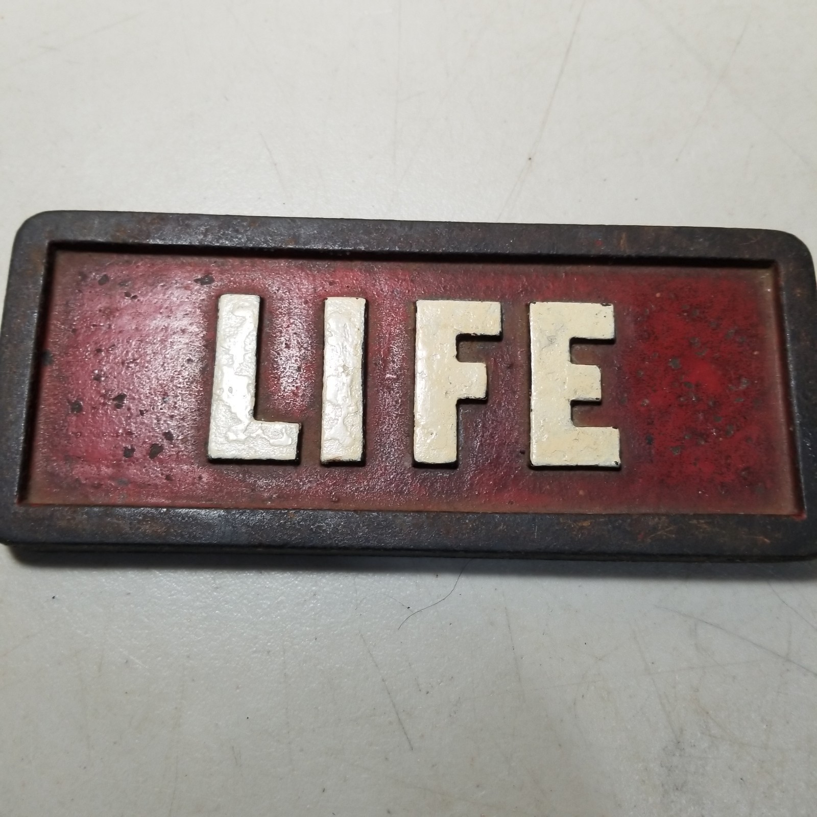 1940s Life Magazine Cast Iron Paperweight