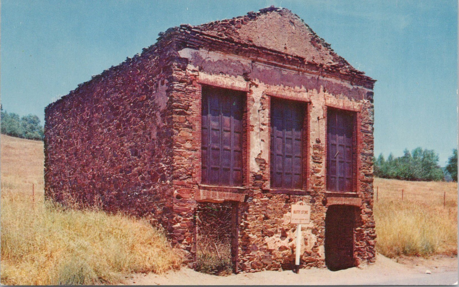 Photo PC Jackson California Ruins Old Butte Store Roadside 1960s Amador County Photo PC Jackson California Ruins Old Butte Store Roadside 1960s Amador County