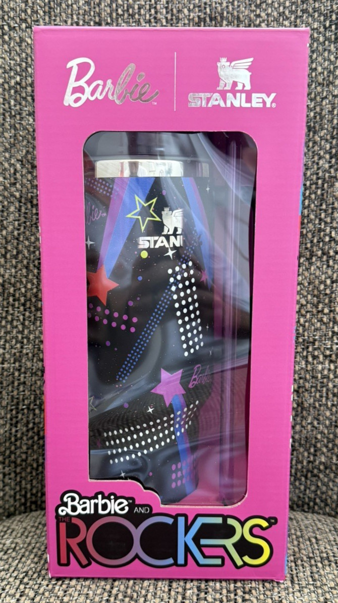 Barbie And Rockers Stanley Cup 40 Oz Quencher BRAND NEW 65th Anniversary Rare Barbie And Rockers Stanley Cup 40 Oz Quencher BRAND NEW 65th Anniversary Rare