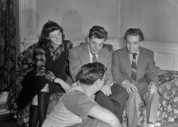 Adele Girard Joe Marsala Nesuhi Ertegun William P Gottlieb Turkish- Old Photo