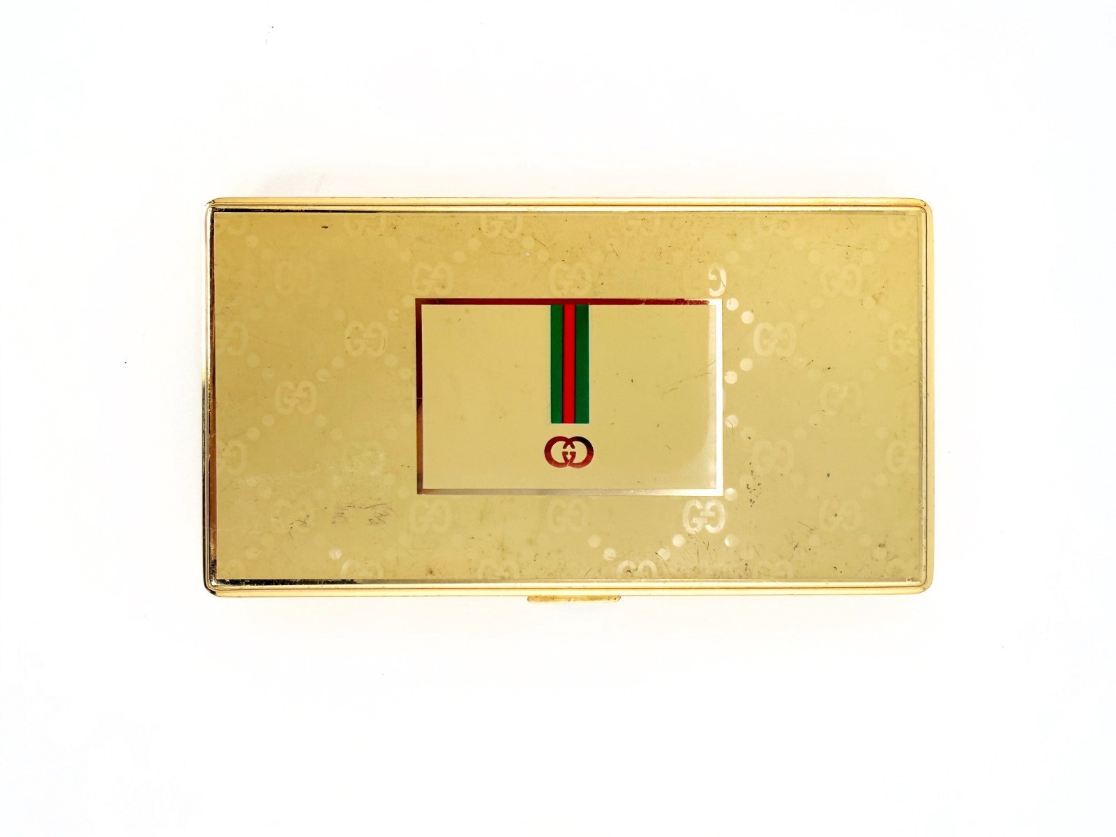 VINTAGE Authentic Gucci GG Monogram Cigarette Case VINTAGE Authentic Gucci GG Monogram Cigarette Case