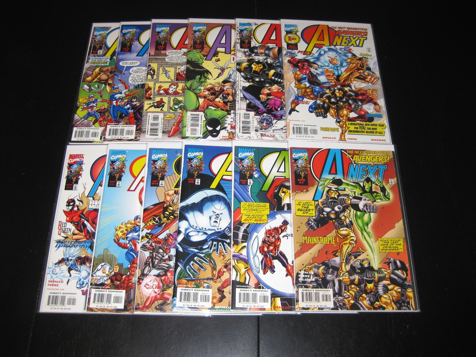A-Next 1-12 Complete Run High Grade (Marvel Comics 1998) A-Next 1-12 Complete Run High Grade (Marvel Comics 1998)