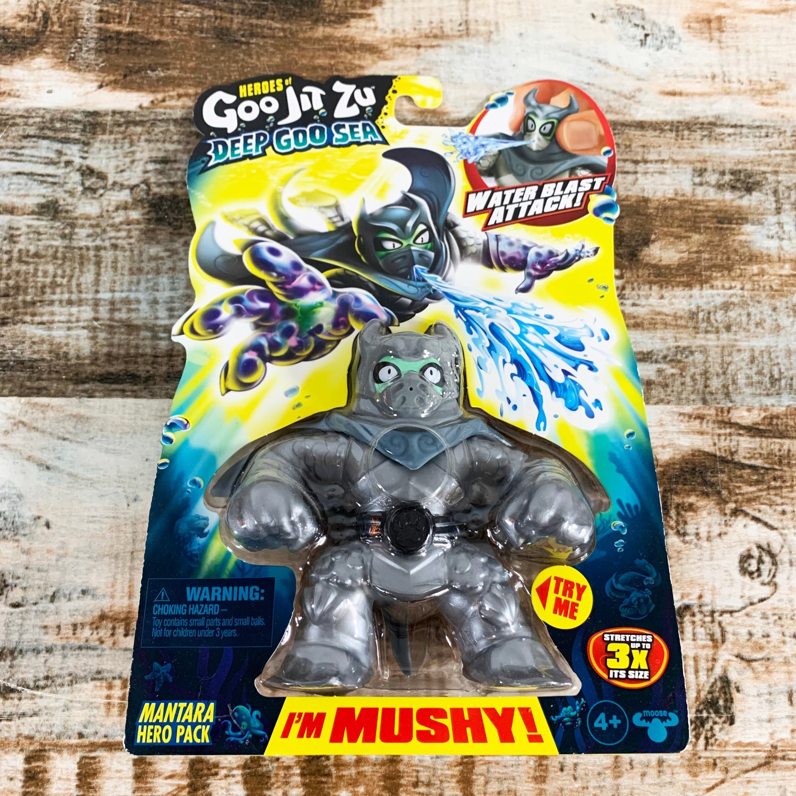 [NEW] Heroes of Goo Jit Zu Deep GOO Sea Super Stretchy & Mushy MANTARA