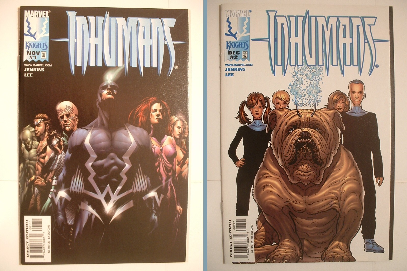 Inhumans v.2 Lot – Marvel 1998 – #1 and 2  The First Two Issues