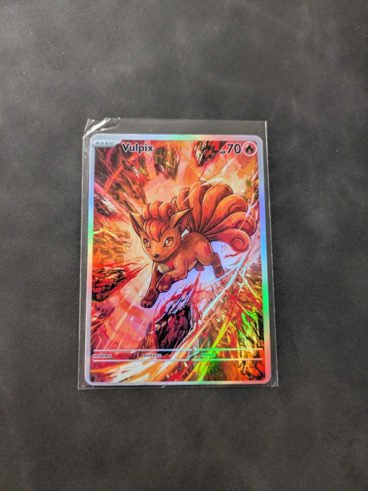 Dramatic Vulpix Holographic Display Card Dramatic Vulpix Holographic Display Card
