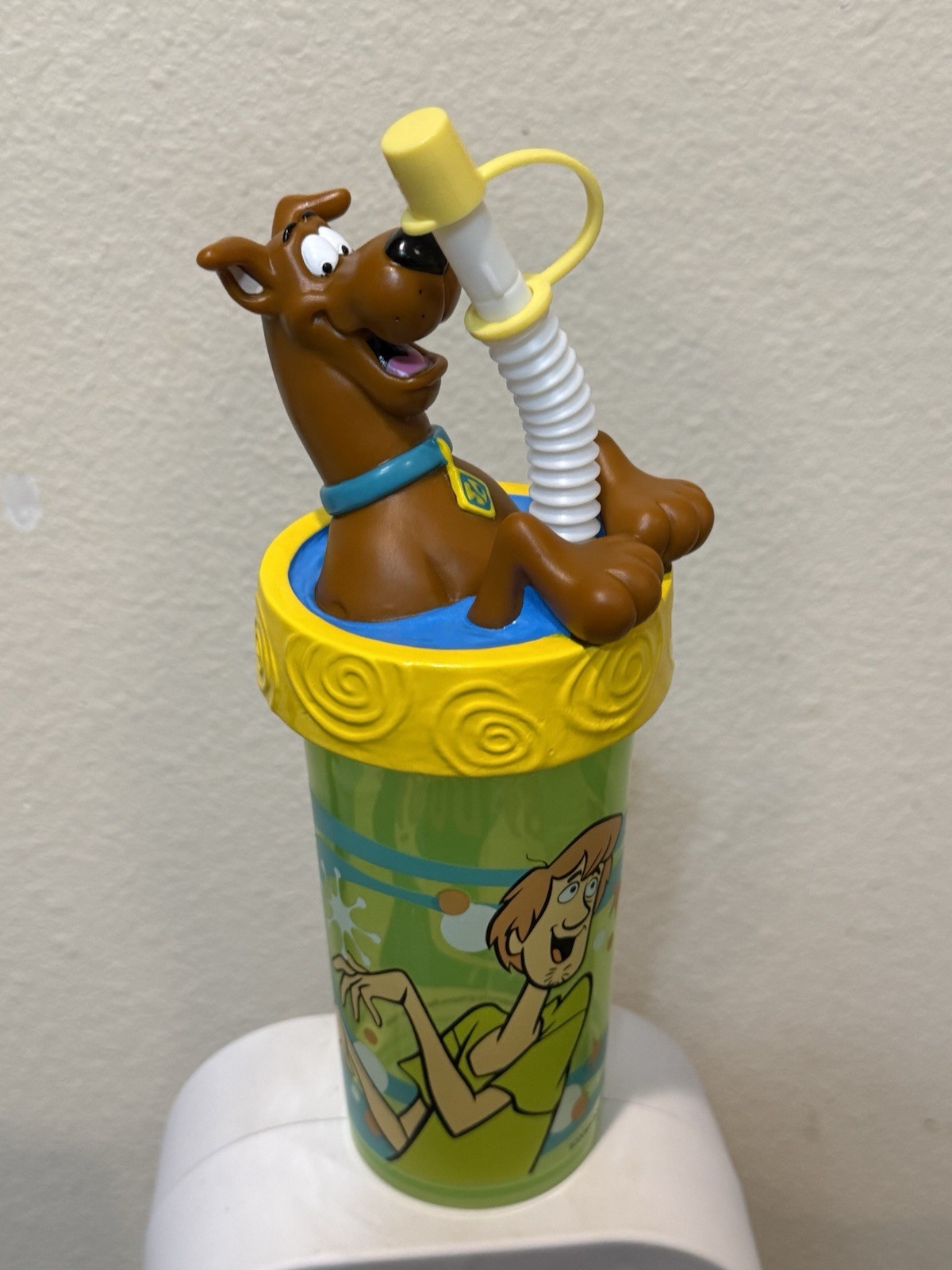 Scooby Doo RARE 1999 Cup With Scooby Topper 90s Original - NEW Unused Merch