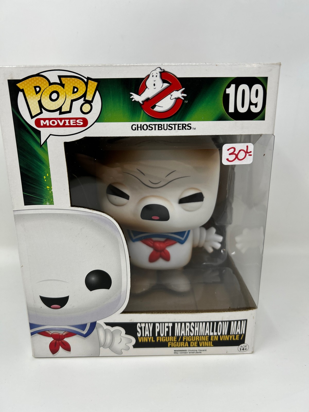 Stay Puft Marshmallow Angry & Burnt Supersized #109 NOT MINT