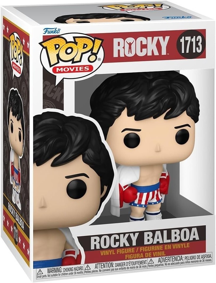 FUNKO POP ROCKY BALBOA #1713 BOXING VINYL FIGURE CHRISTMAS MAN CAVE GIFT RARE FUNKO POP ROCKY BALBOA #1713 BOXING VINYL FIGURE CHRISTMAS MAN CAVE GIFT RARE