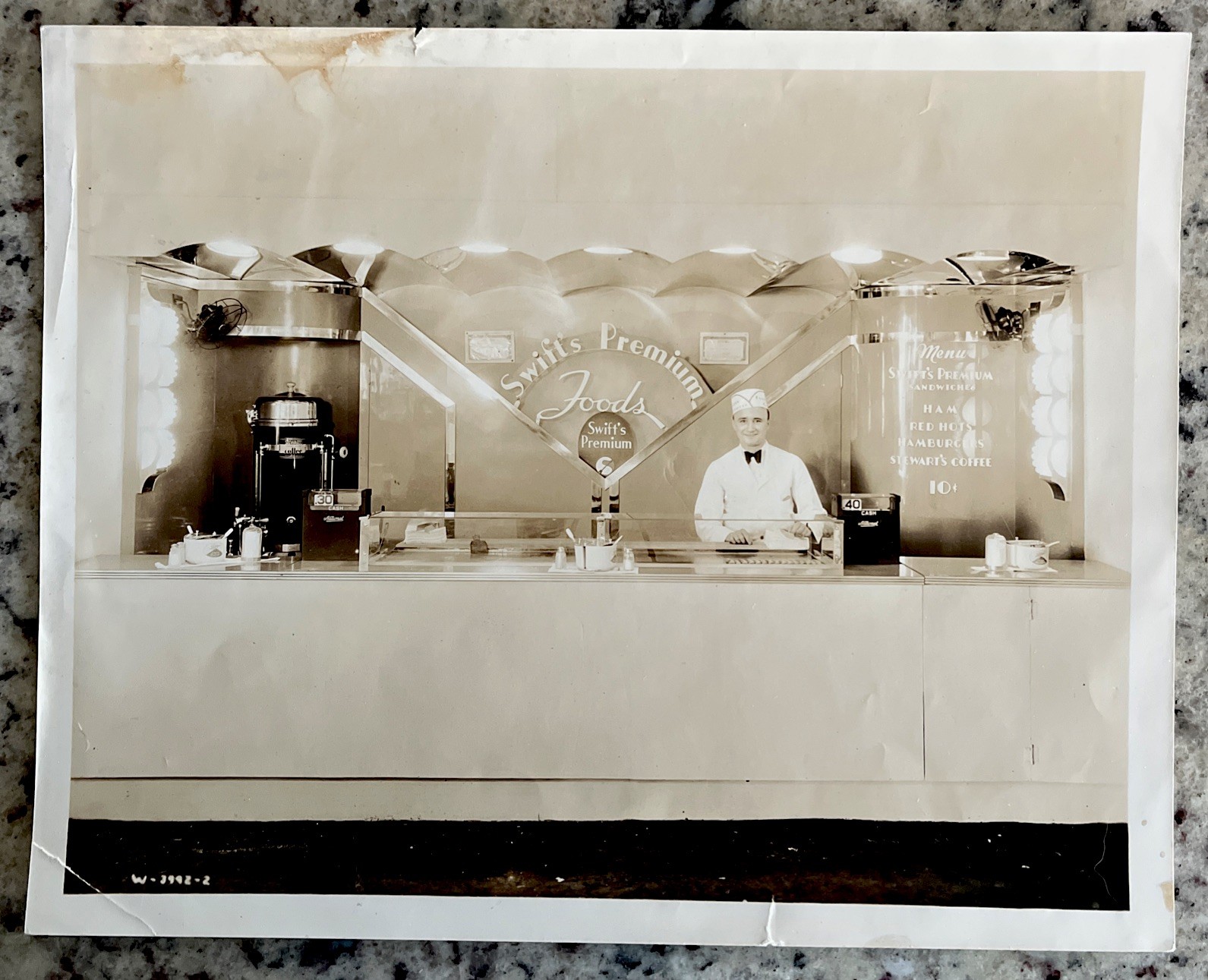 1933 Swift’s Premium Foods Art Deco Diner Photo Chicago World’s Fair 8”x 10”