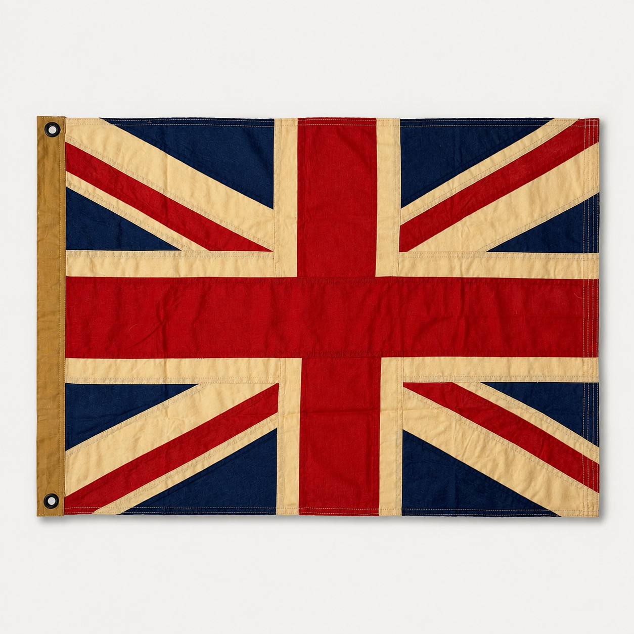 Union Jack Flag Vintage style Sewn Stitched Cotton England 1.5x2ft 2x3ft 3x5ft