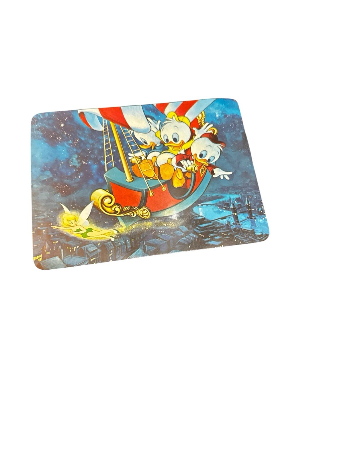 Vintage 1979 Disney You Can Fly Postcard Huey Dewey Louie Tinker Bell Disneyland Vintage 1979 Disney You Can Fly Postcard Huey Dewey Louie Tinker Bell Disneyland