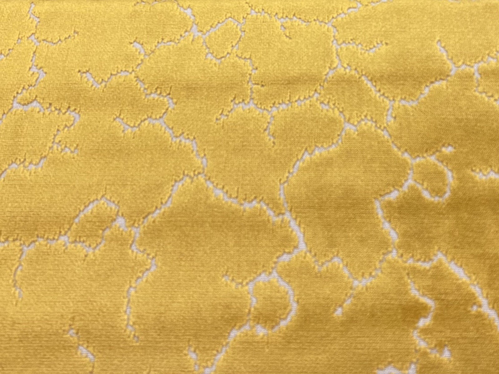 Designers Guild All Over Jacquard Velvet Fabric- Torca / Ochre 3.4 yd FWY2598/05