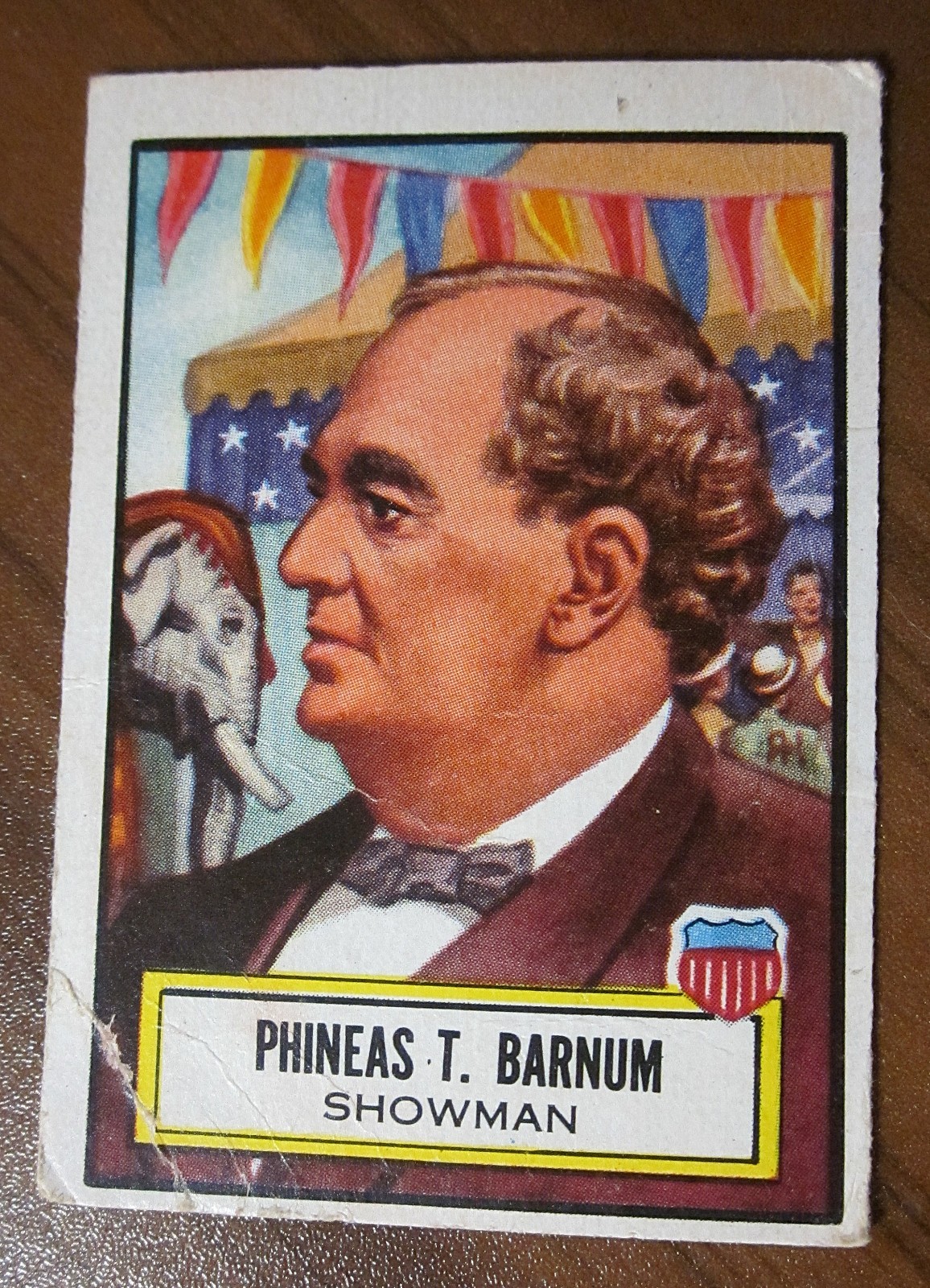 1952 Topps Look \'n See Phineas T. Barnum ~ Showman ~ #24 ~ Fair