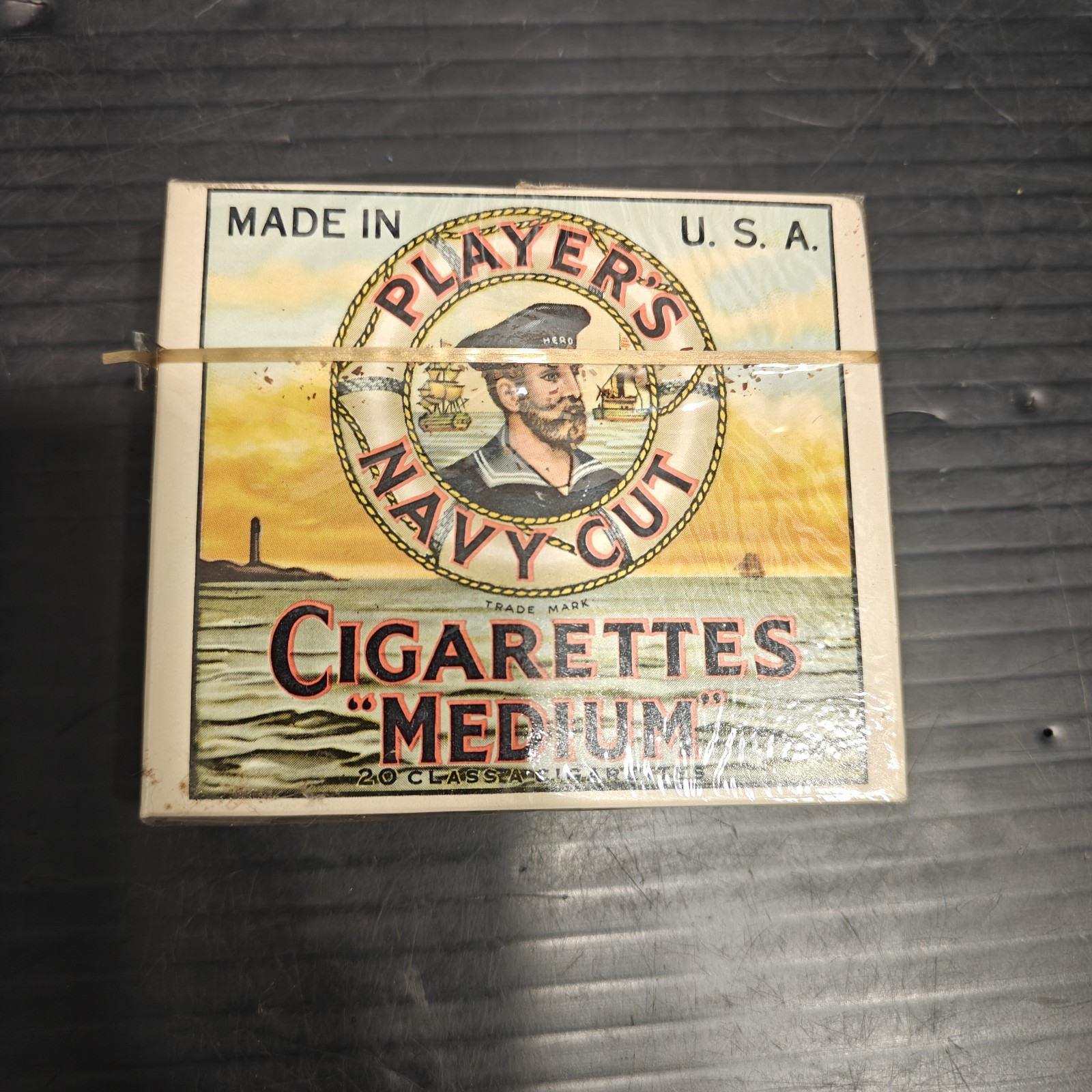 VTG 1940’s / 50’s Players Navy Cut Medium 20 Cigarette Empty Pack