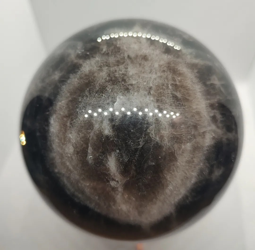 HUGE Smoky Quartz Sphere With Stand Over 5 Pounds Natural Stone Crystal Ball HUGE Smoky Quartz Sphere With Stand Over 5 Pounds Natural Stone Crystal Ball