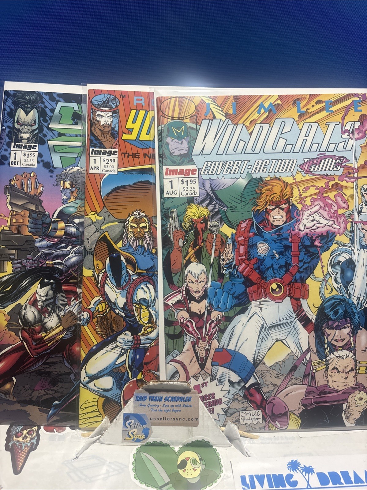 Image Comics Youngblood #1, Cyber Force #1, Wildc.A.T.S. #1 Lot