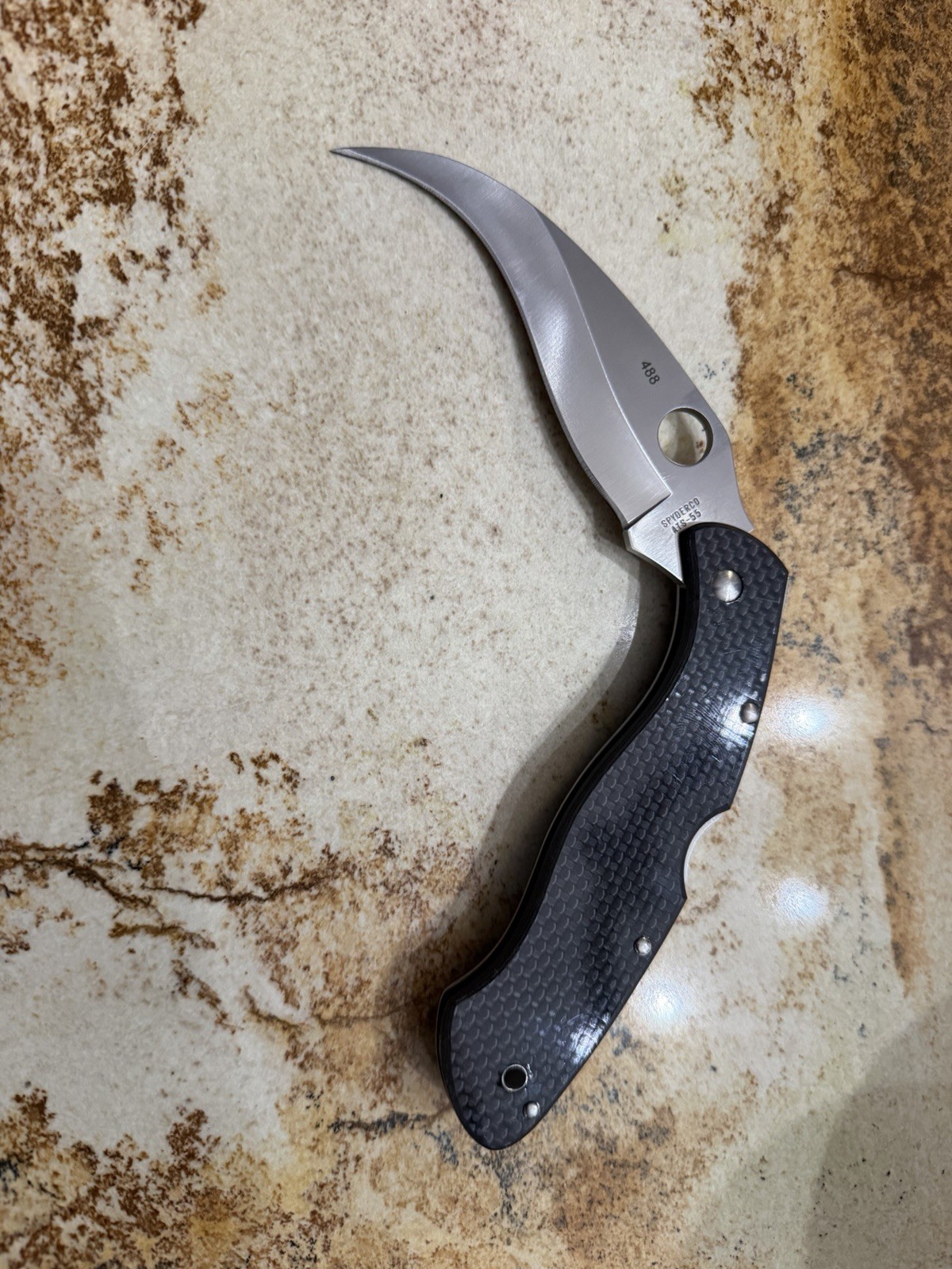 SPYDERCO CIVILIAN C12CFP ~ RARE ~ DISCONTINUED #488