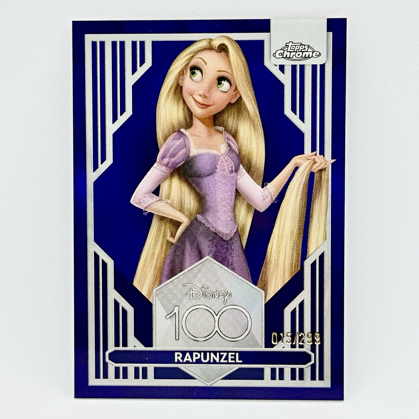 2023 Topps Disney100 Chrome Rapunzel #67 Purple Refractor /299