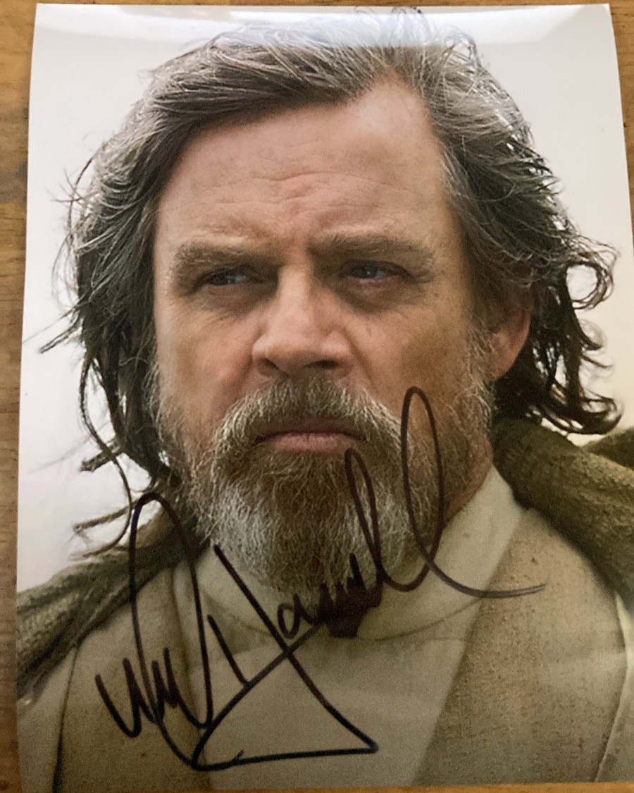 🎬✨ MARK HAMILL - ORIGINAL AUTOGRAPH | Autograph Star Wars 