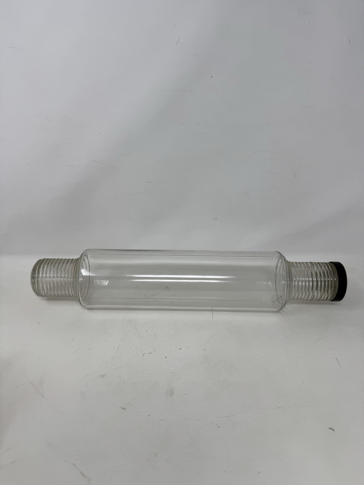 Vintage Clear Depression GLASS Rolling Pin 14 Vintage Clear Depression GLASS Rolling Pin 14