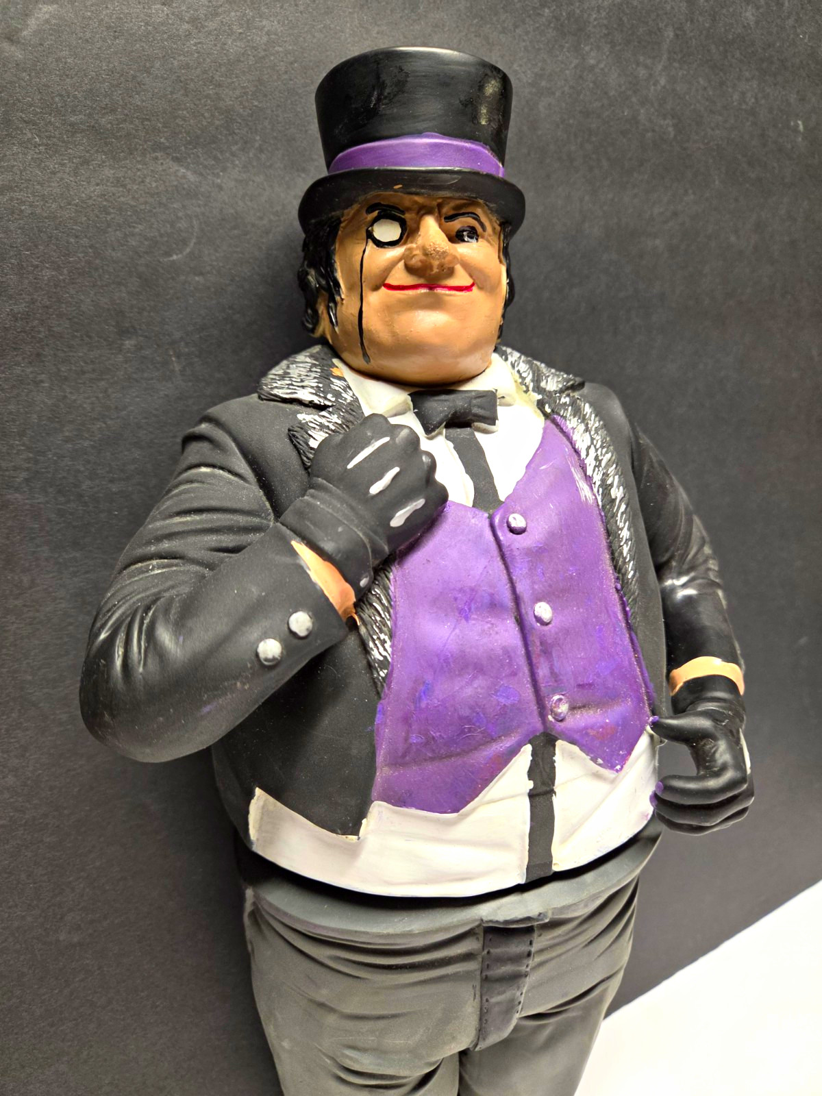 The Penguin Batman Blown Plastic  VYNIL Figurine Statue Mexican Bootleg 14