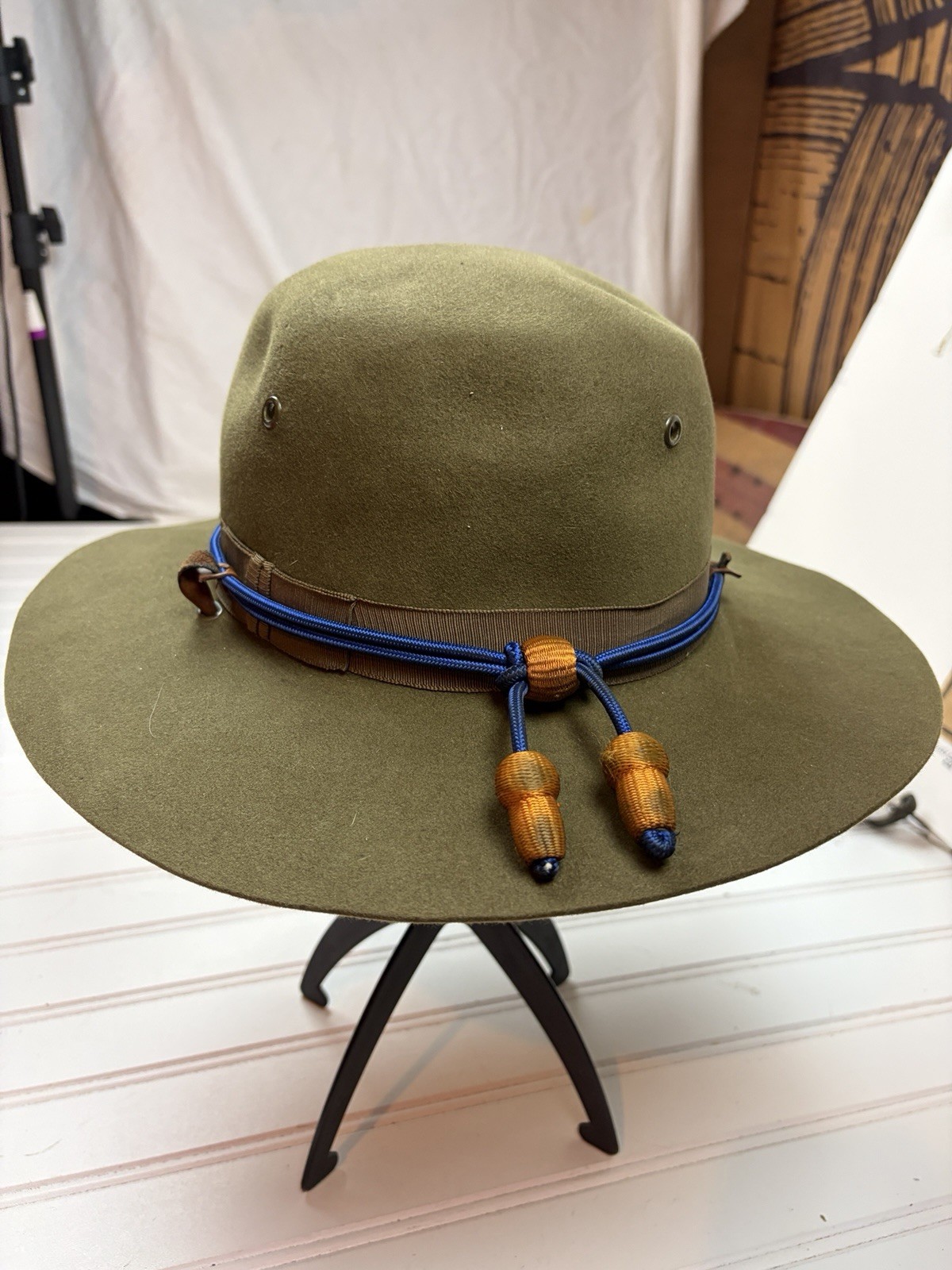 1933 US Military Infantry Campaign Hat Paul B. Hendel Co 12-18-1933 QMS Stamp 7 1933 US Military Infantry Campaign Hat Paul B. Hendel Co 12-18-1933 QMS Stamp 7
