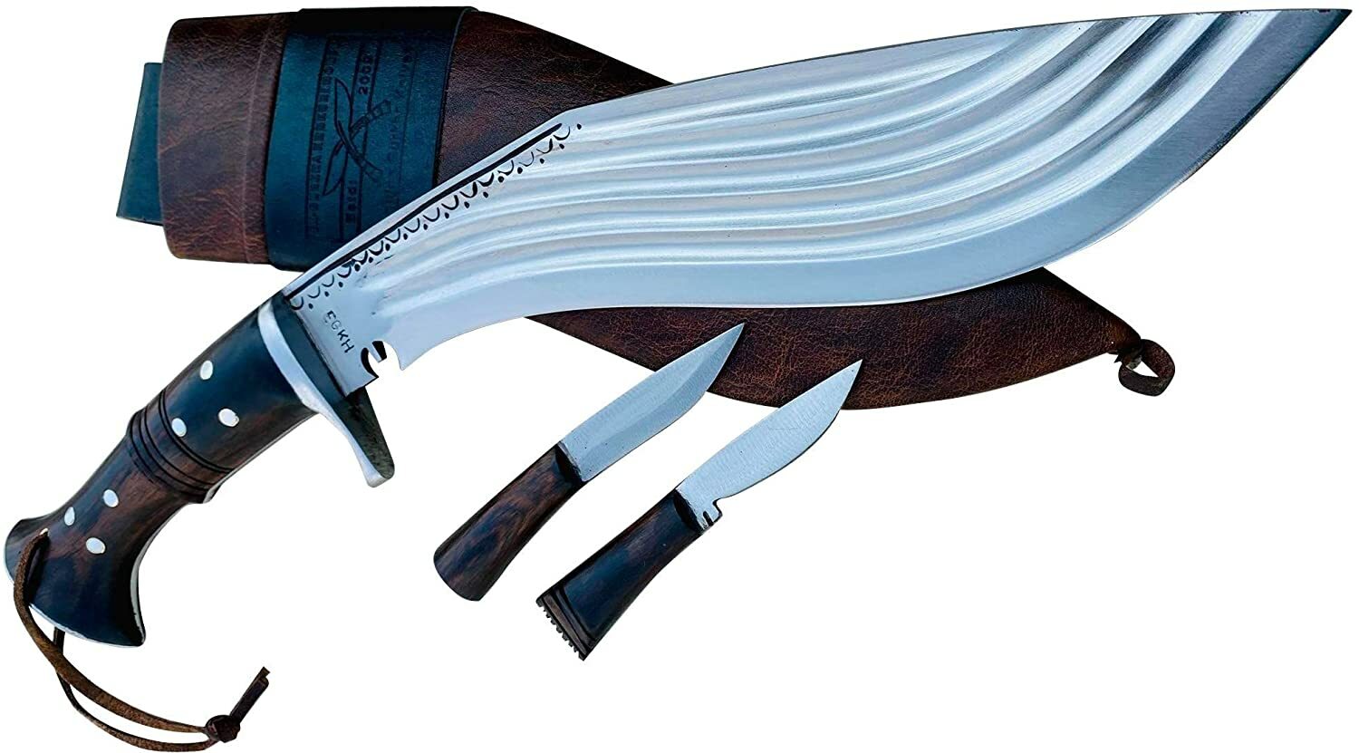 CLEARANCE SALE 50% OFF Kukri,12” 5 fullers  Full Tang Khukuri, Farmers Working