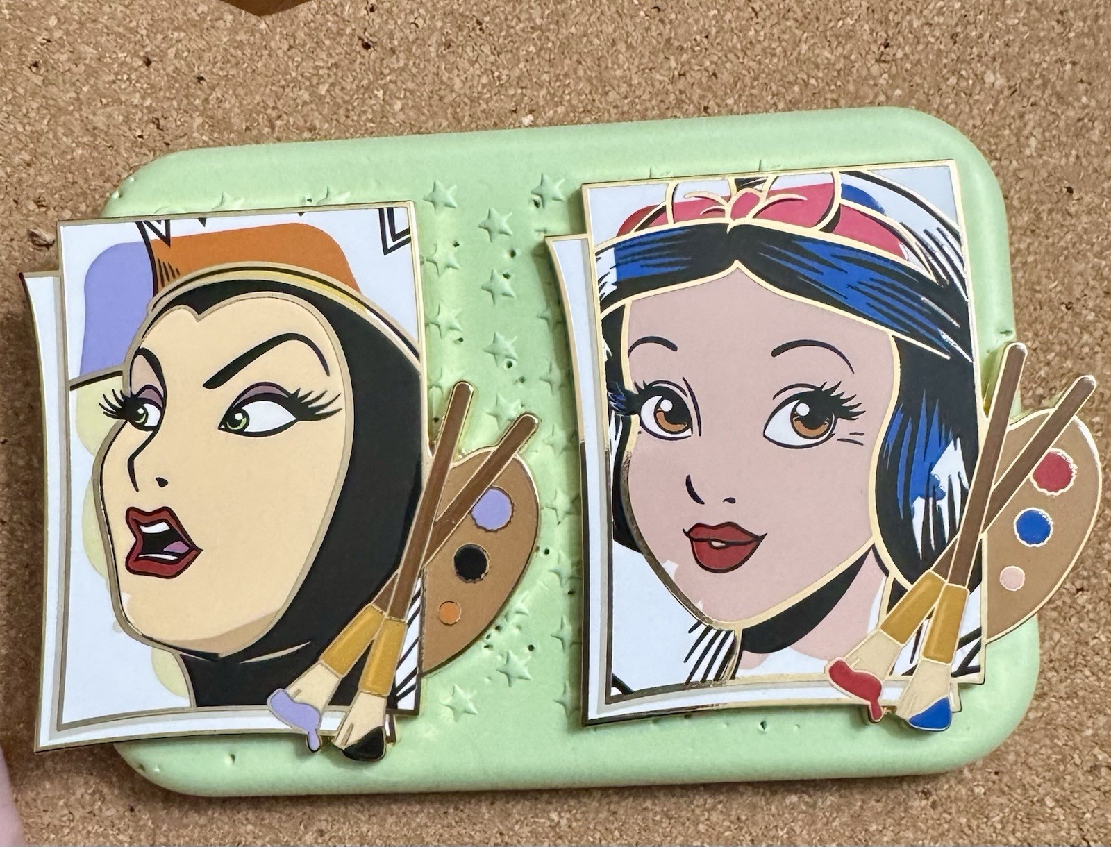 PALM Paint And Paper Pin Duo - Snow White & Evil Queen - SE1000 Pink A La Mode