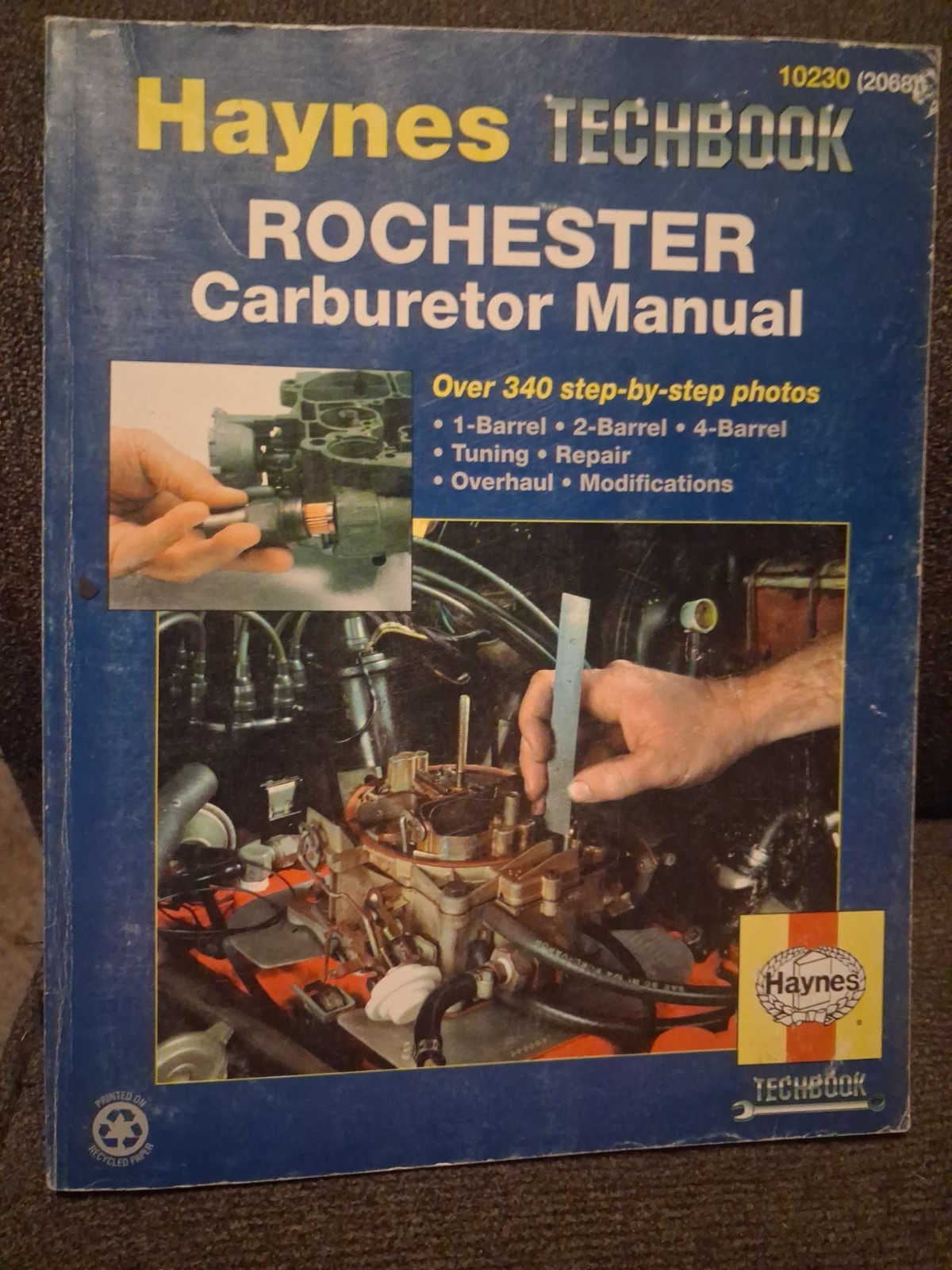 Haynes Techbook Rochester Carburetor Repair Manual 10230 Barrel Mods