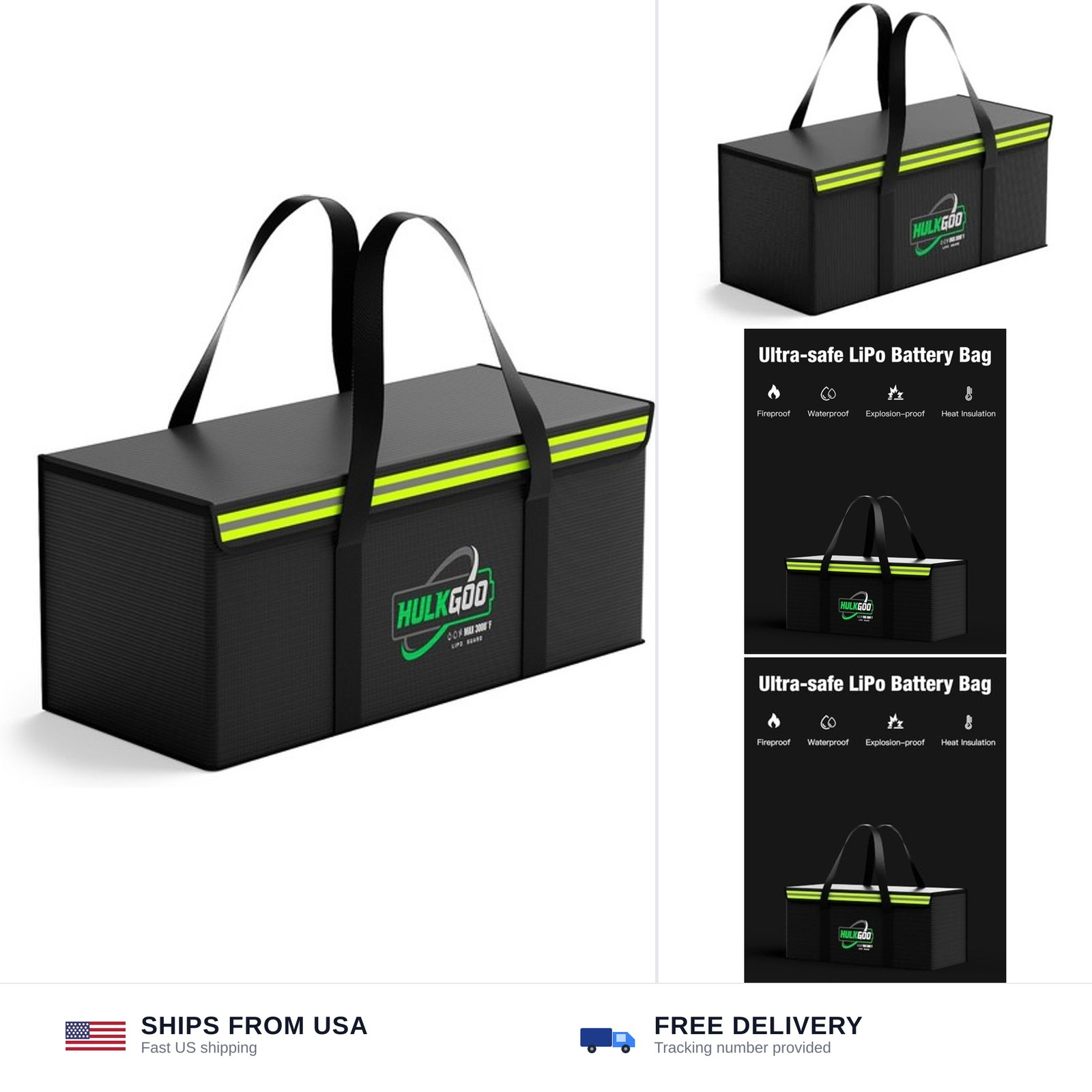 12V 200Ah LiFePO4 Lithium Battery Fireproof Safe Bag Large Capacity Explosion... 12V 200Ah LiFePO4 Lithium Battery Fireproof Safe Bag Large Capacity Explosion...