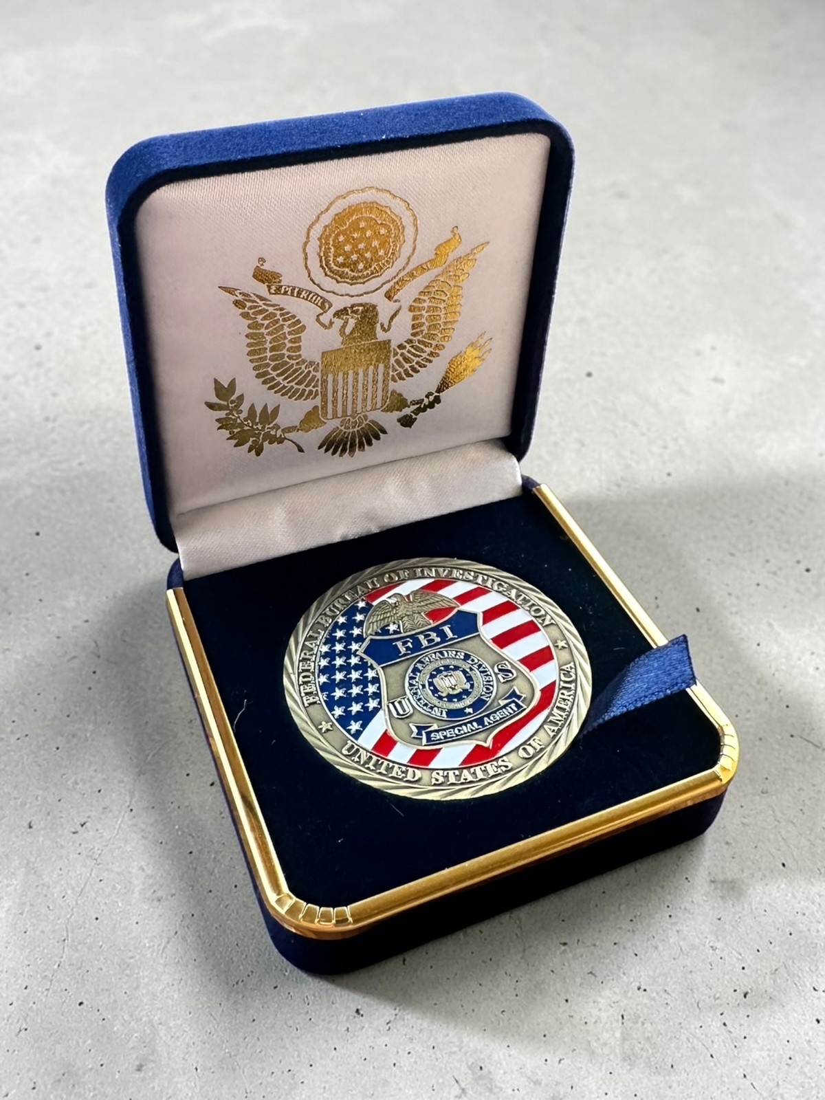 FBI Federal Bureau Of Investigation United States Challenge Coin 1.75”