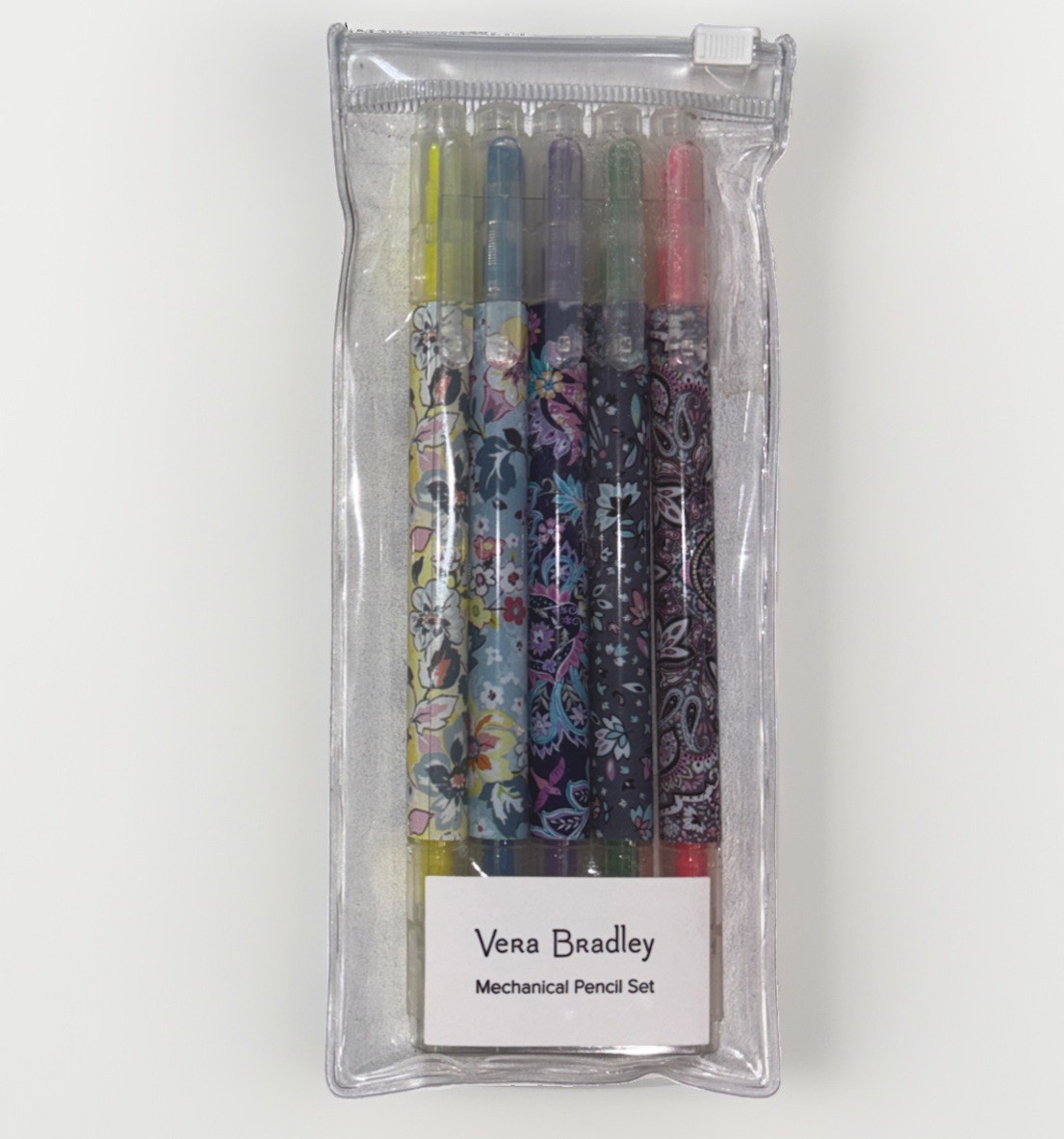 Vera Bradley Mechanical Pencils /Highlighters Set of 5 NIP Summer 20 Medley