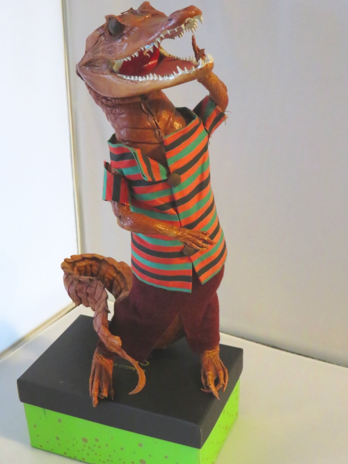 Vintage Taxidermy Caiman Alligator Doll Florida Souvenir Oddity 1960s Vintage Taxidermy Caiman Alligator Doll Florida Souvenir Oddity 1960s
