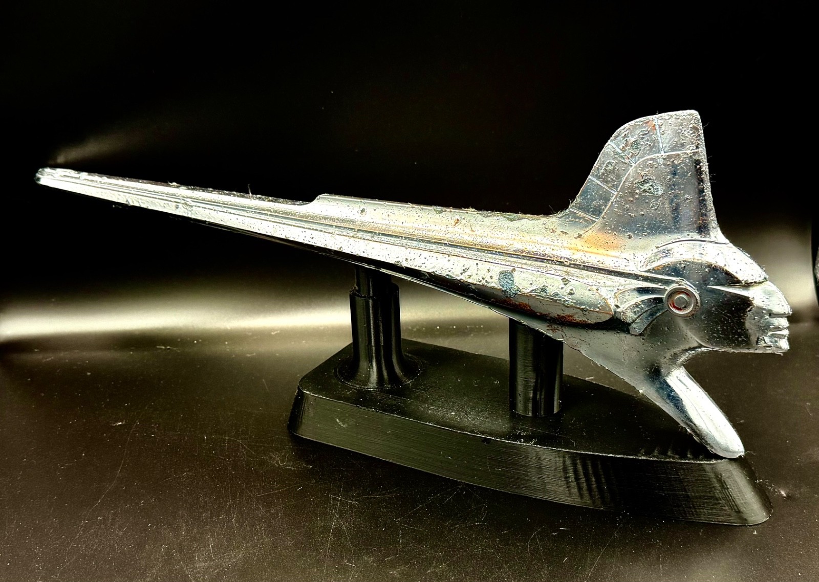 1951 Pontiac Chieftain Chief Hood Ornament Original Vintage