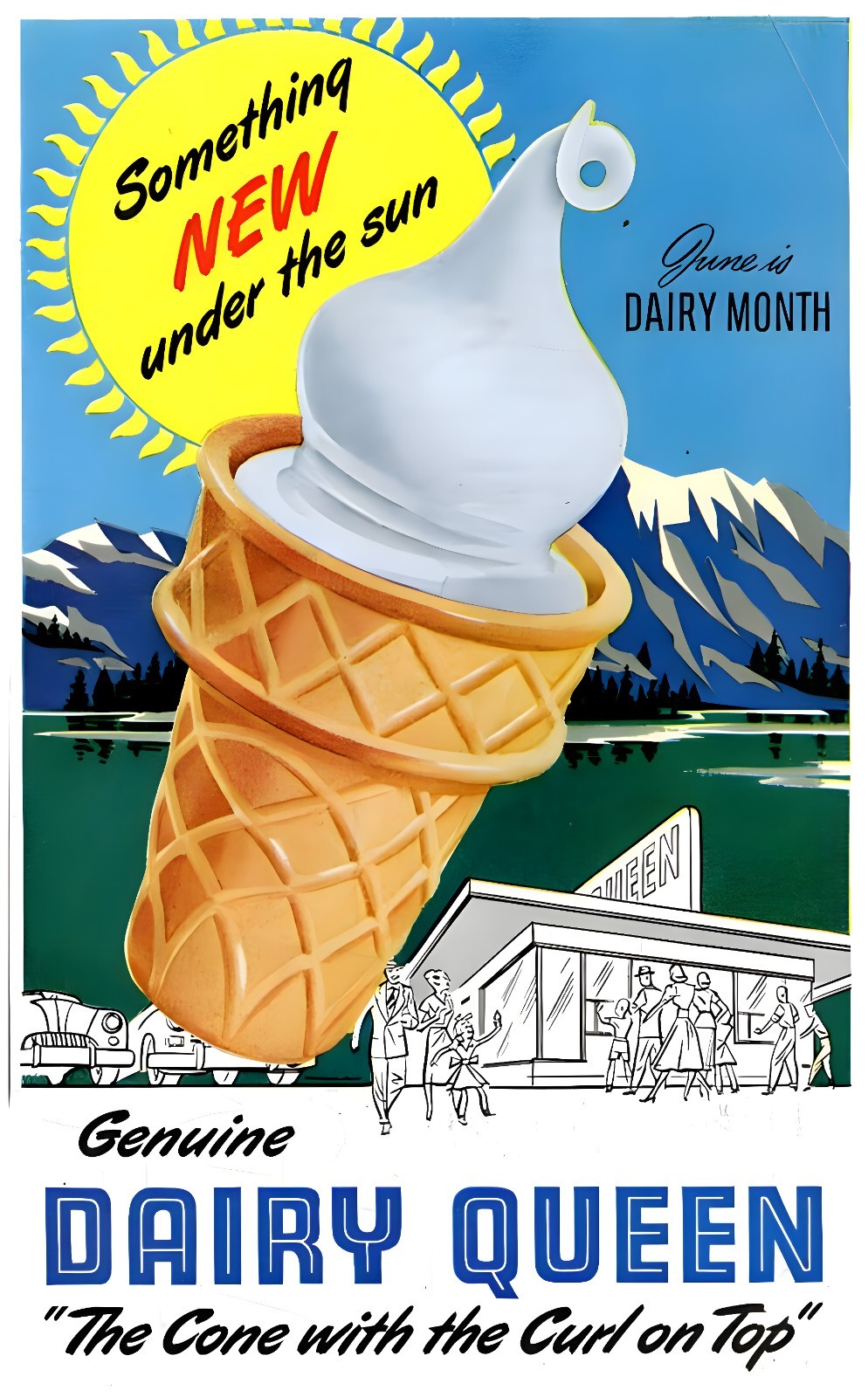Dairy Queen Vintage Advertisement Poster Premium Photo Art Print 4 Sizes