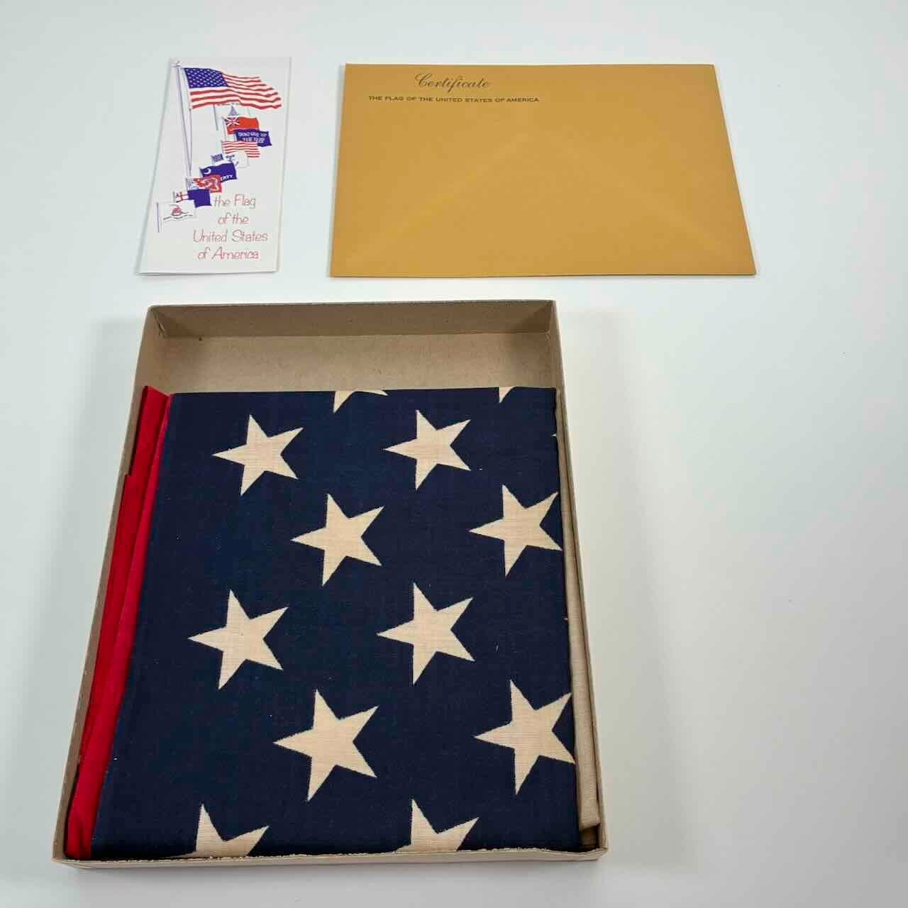 1974 U.S. American Flag Flown Over The U.S. Capitol - With Certificate - In Box