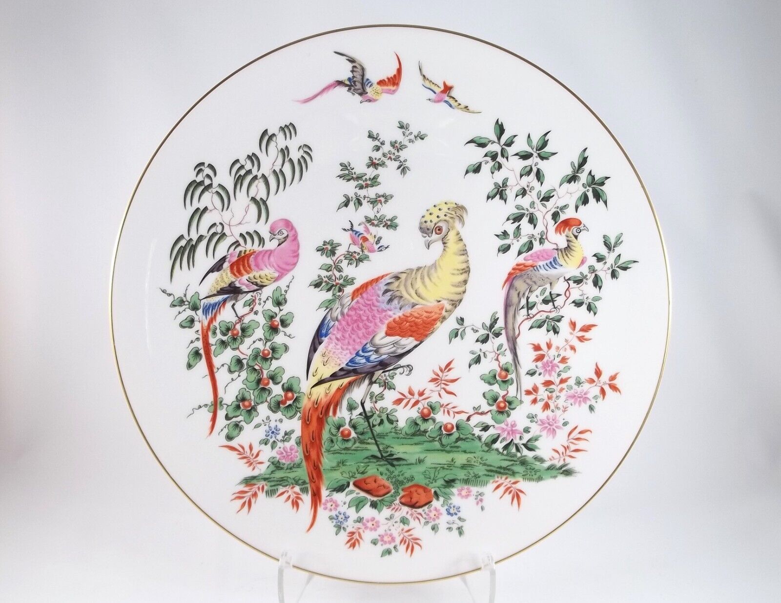 Royal Worcester Porcelain Co. Collector\'s Series Fabulous Birds Peacock Plate