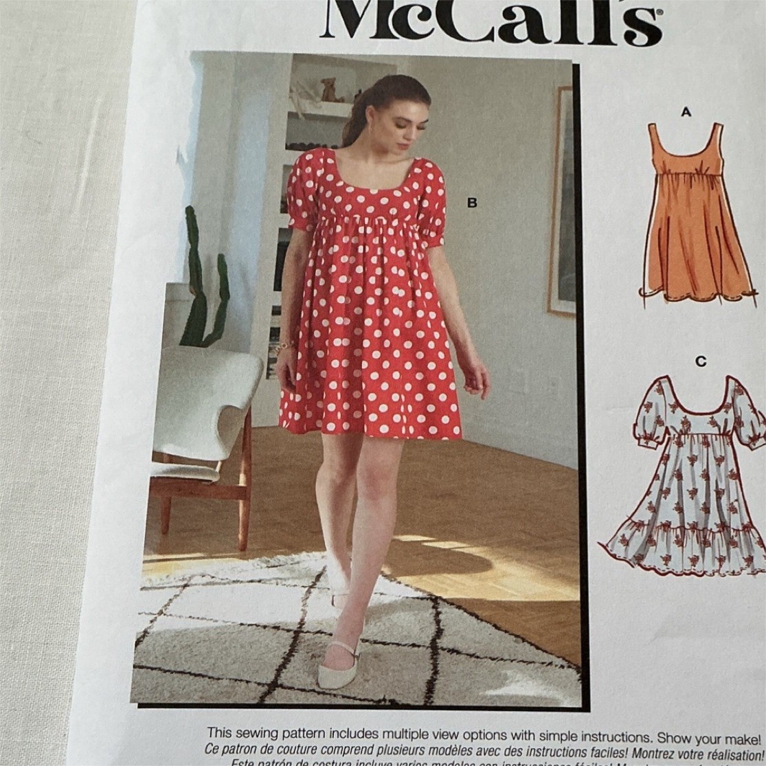 McCall's M8197 Women's Dress Pattern Easy Style Contemporary Original size 6-14 McCall's M8197 Women's Dress Pattern Easy Style Contemporary Original size 6-14