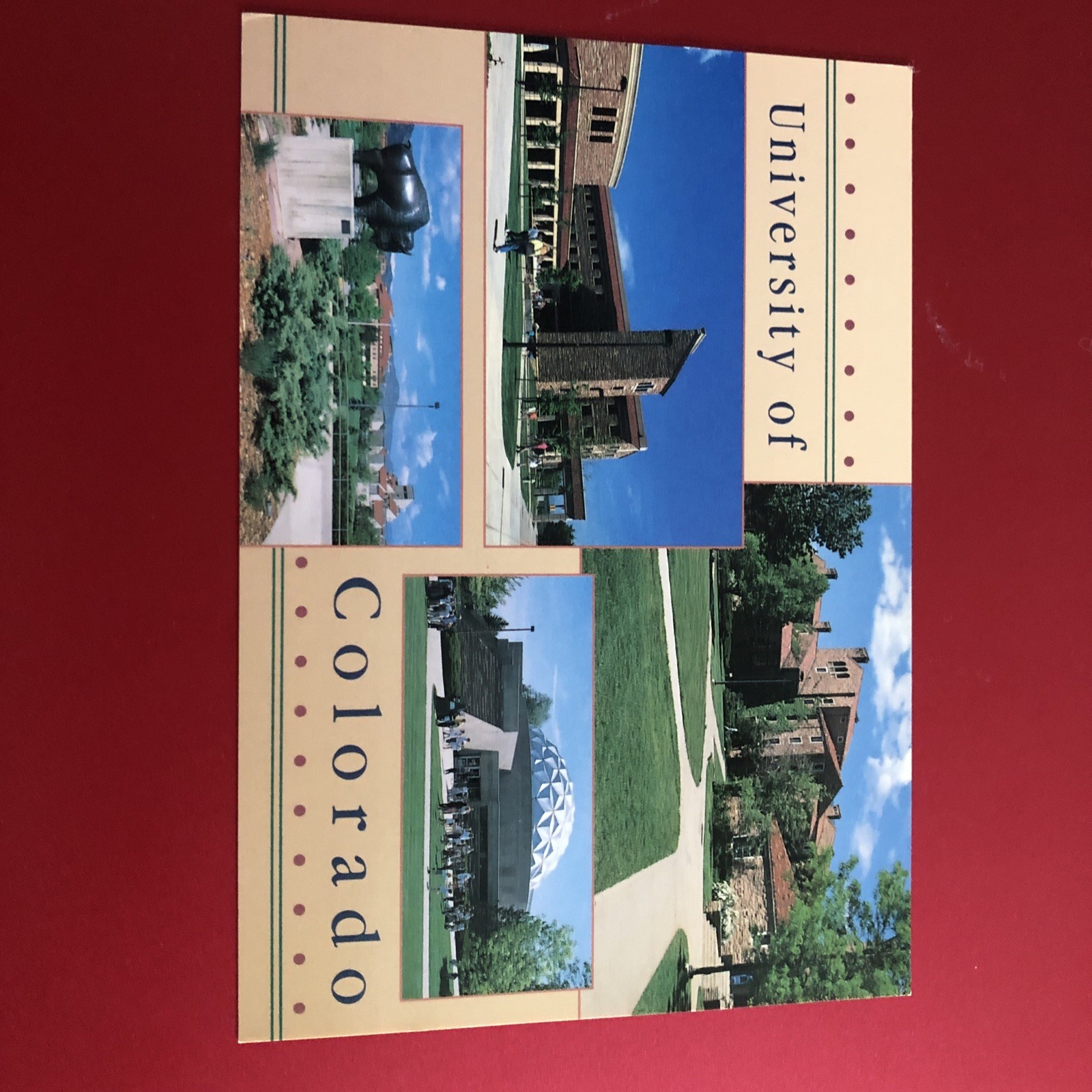 SALE Unused POSTCARD - UNIVERSITY OF COLORADO - Boulder