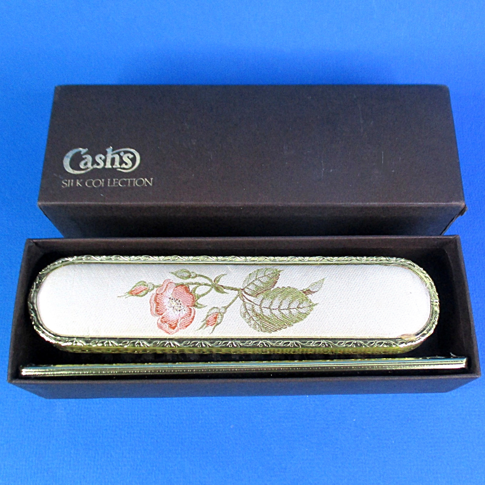 Vintage Cash's Silk Collection Vanity Brush & Comb Gift Setr - Boxed