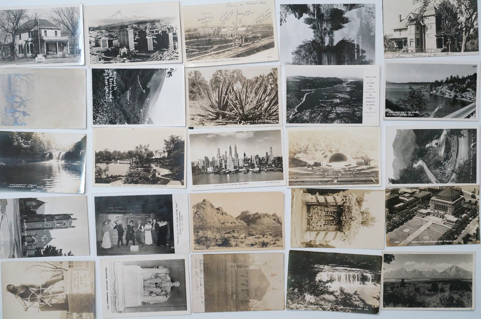 RPPC Postcard Lot of 25 Real Photo Postcards Old Vintage Picture Post Cards USA RPPC Postcard Lot of 25 Real Photo Postcards Old Vintage Picture Post Cards USA