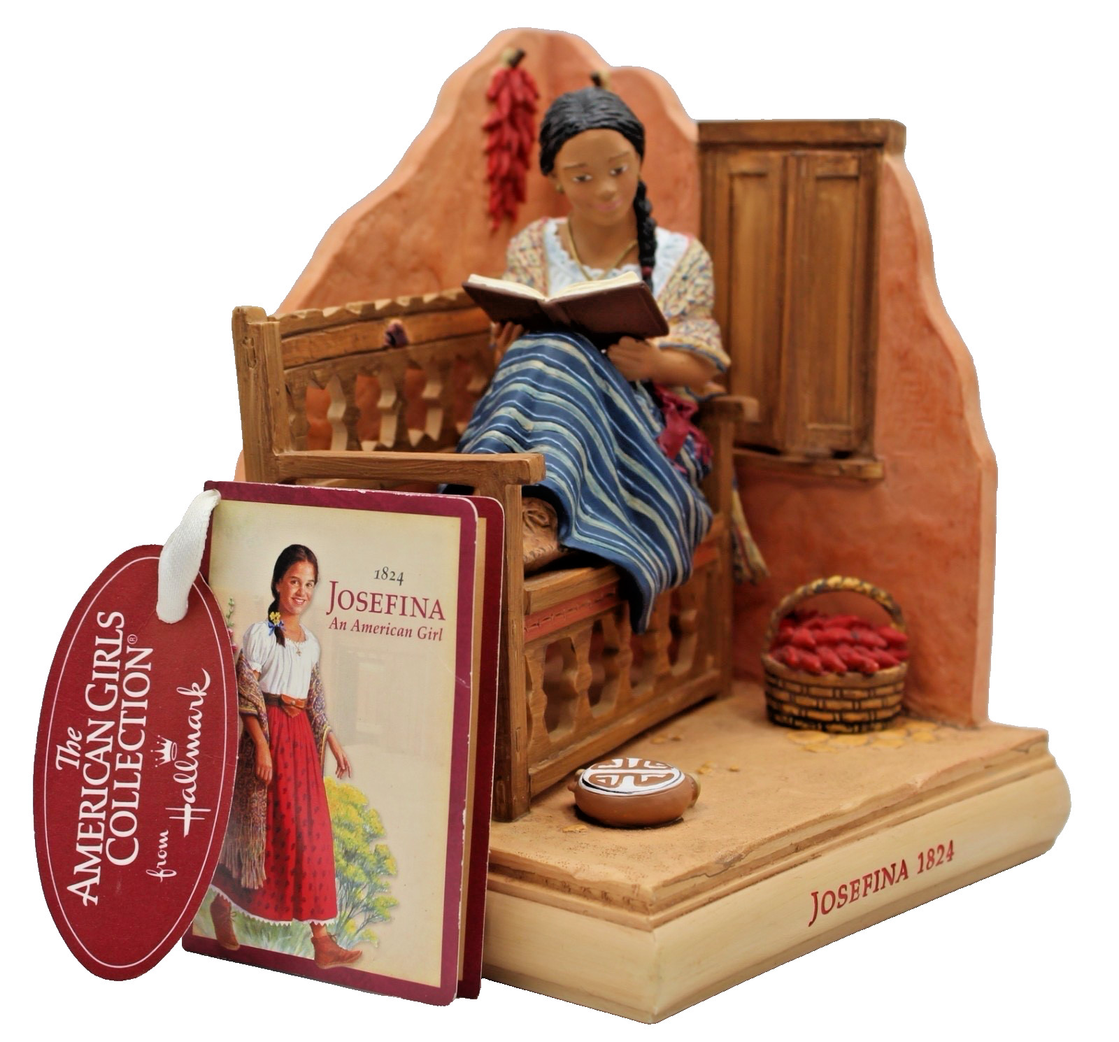 Vintage NWT 2002 Hallmark AG Josefina 1824 Figurine Bookend Pleasant Co Vintage NWT 2002 Hallmark AG Josefina 1824 Figurine Bookend Pleasant Co